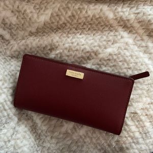Kate Spade Wallet (maroon colour)